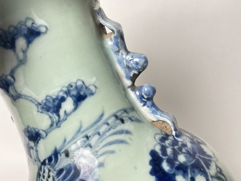 清晚期 150件青花花鸟纹嫁妆瓶 - 图8