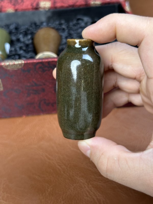清中期  茶叶末鼻烟壶四只 - 图14