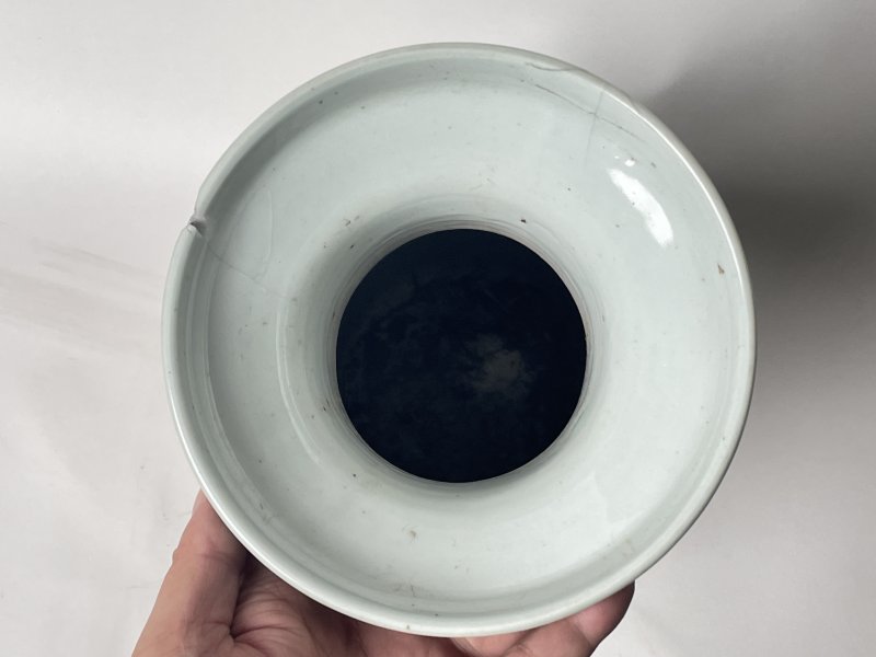 清晚期 150件青花凤穿花嫁妆瓶 - 图12