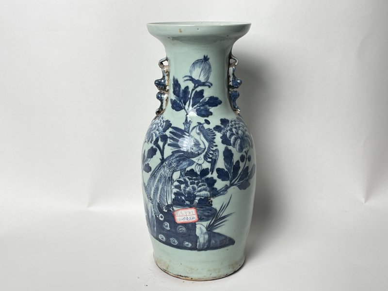 清晚期 150件青花花鸟纹嫁妆瓶 - 图1