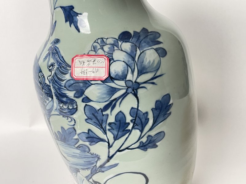 清晚期 150件青花凤穿花嫁妆瓶 - 图5