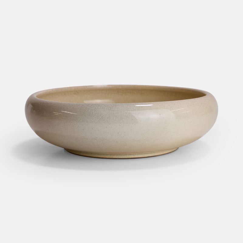 十九至二十世纪 漳州窑笔洗 | A Chinese Zhangzhou ware brush washer 19th-20th century, the rounded sides rising from a circular foot to an inverted rim - 图2