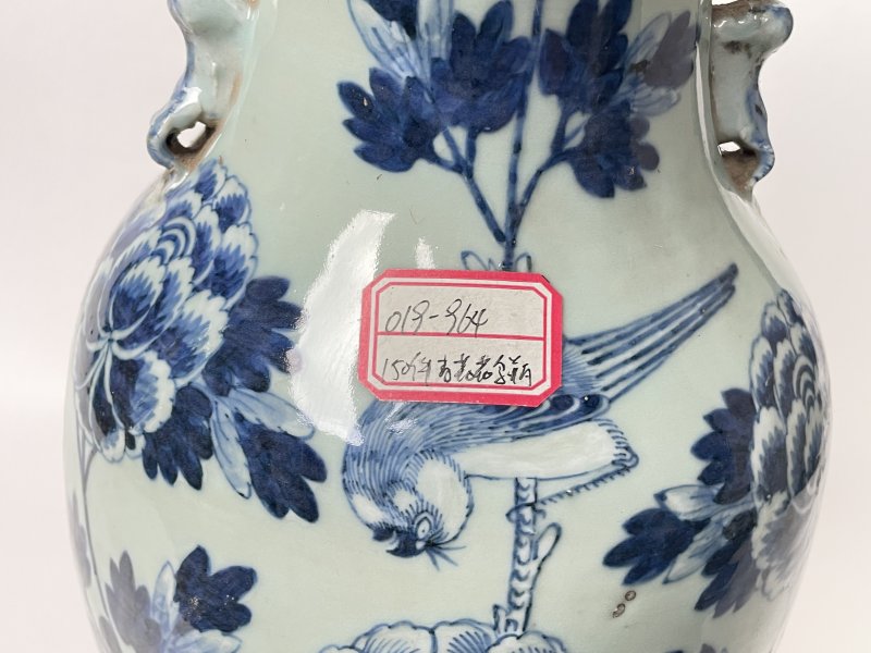 清晚期 150件青花花鸟纹嫁妆瓶 - 图6