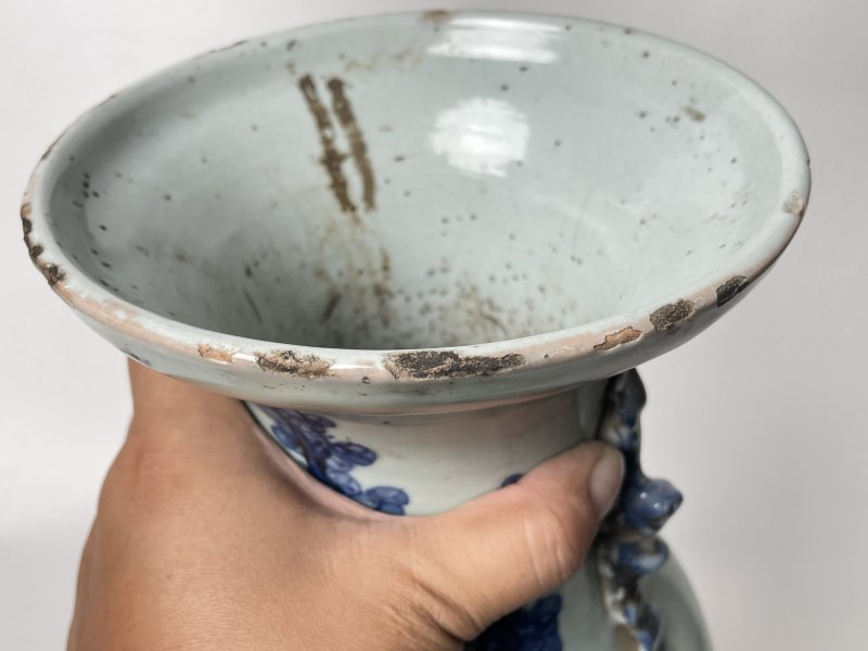 清晚期 150件青花花鸟纹嫁妆瓶 - 图13