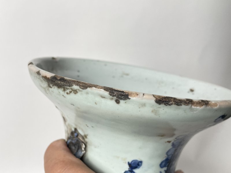 清晚期 150件青花花鸟纹嫁妆瓶 - 图14