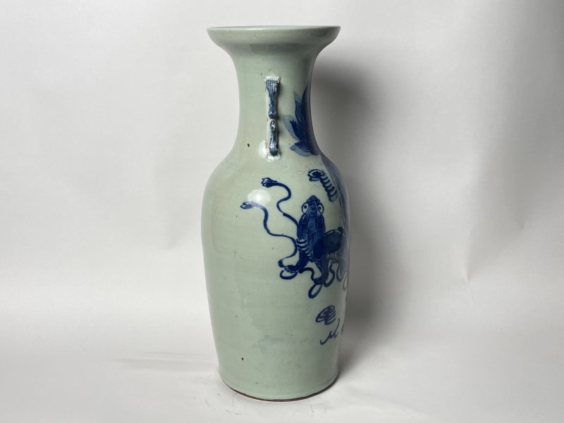 清晚期 300件青花少师太师嫁妆瓶 - 图4