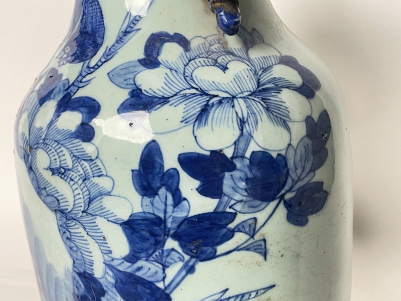 清晚期 150件青花花鸟纹嫁妆瓶 - 图7