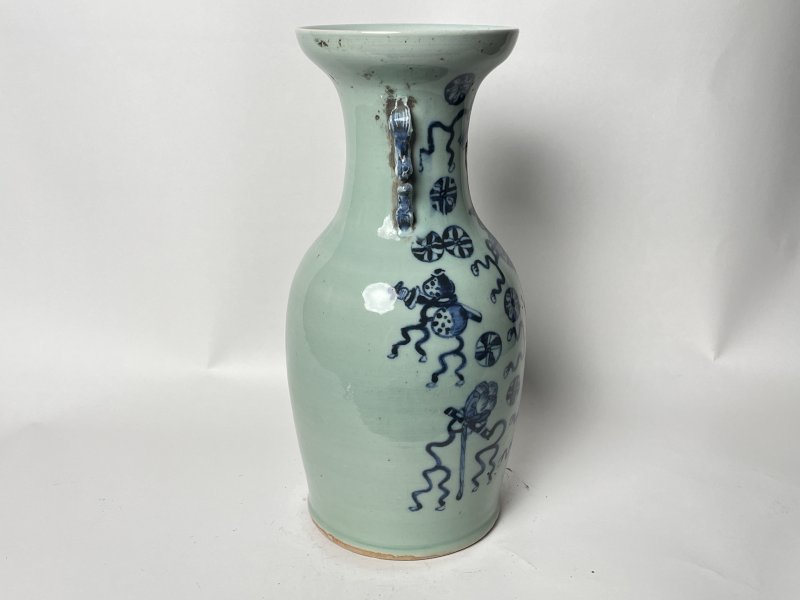 清晚期 150件青花杂宝图嫁妆瓶 - 图4