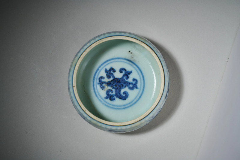 明宣德 青花宝象花鼓钉洗 - 图10