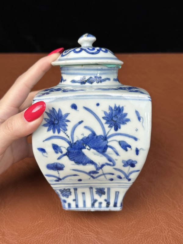 明嘉靖 青花福禄万代一组 - 图17