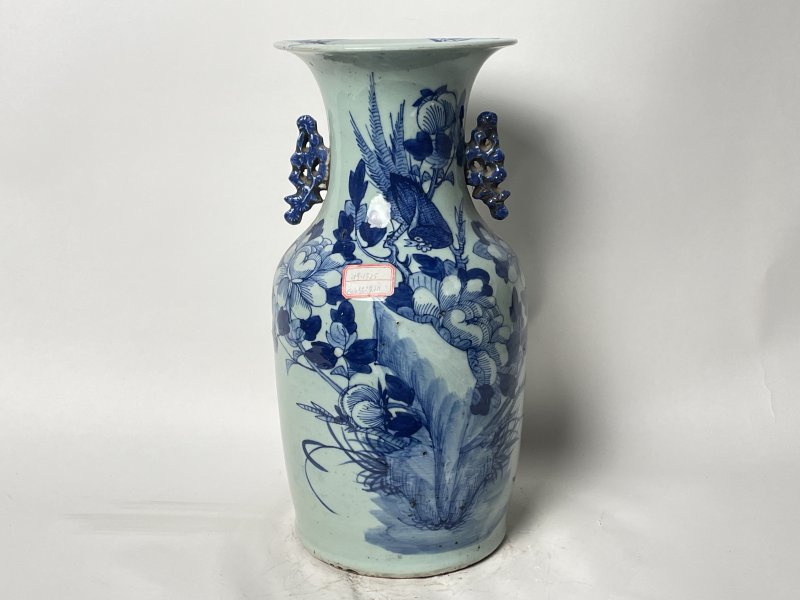 清晚期 150件青花花鸟纹嫁妆瓶 - 图1