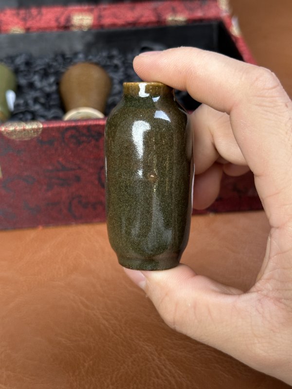 清中期  茶叶末鼻烟壶四只 - 图15