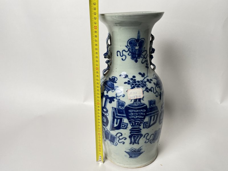 清晚期 150件青花杂宝图嫁妆瓶 - 图12