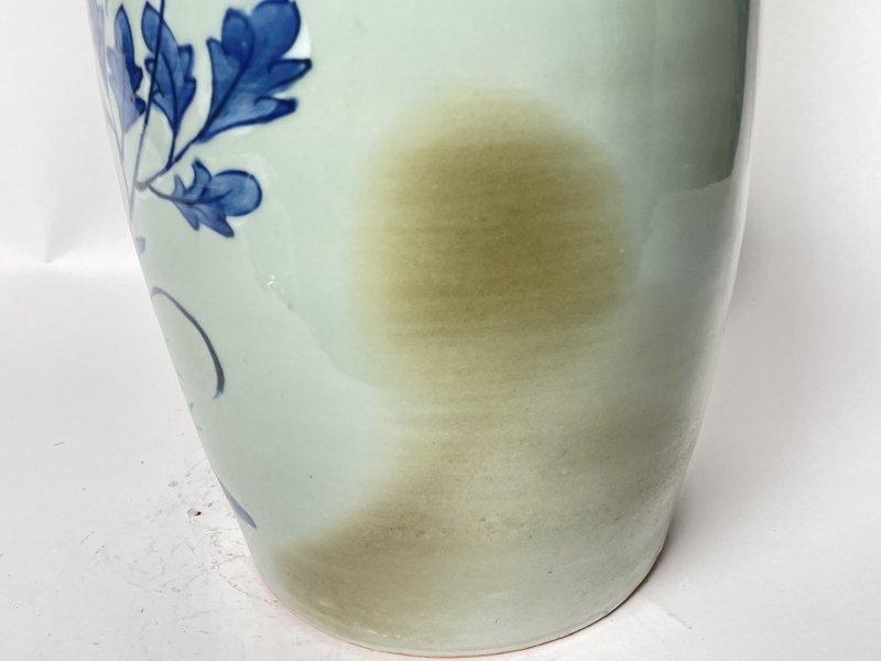 清晚期 150件青花凤穿花嫁妆瓶 - 图8