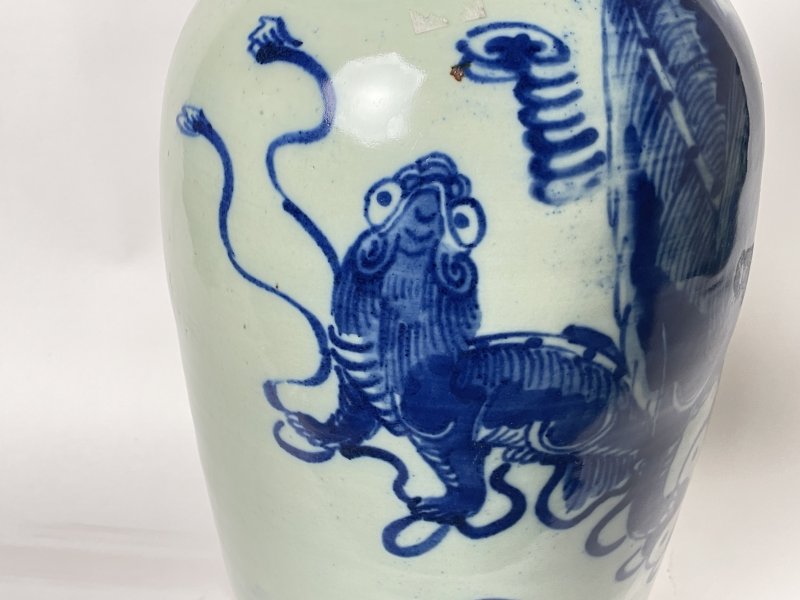 清晚期 300件青花少师太师嫁妆瓶 - 图5