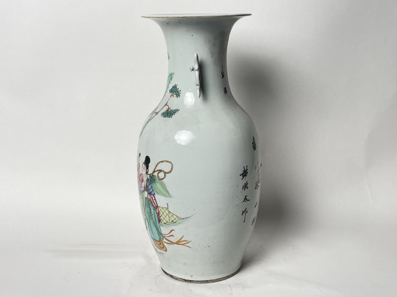清晚期 150件粉彩麒麟送子嫁妆瓶 - 图2