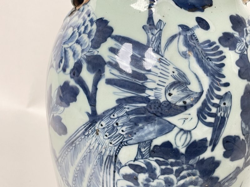 清晚期 150件青花花鸟纹嫁妆瓶 - 图5