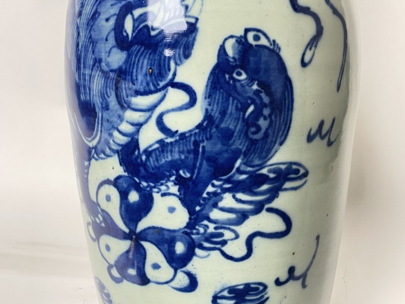 清晚期 300件青花少师太师嫁妆瓶 - 图6