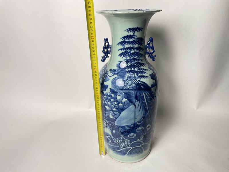 清晚期 300件青花花鸟纹嫁妆瓶 - 图16