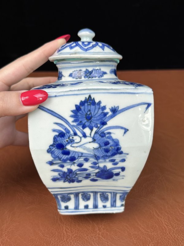 明嘉靖 青花福禄万代一组 - 图13