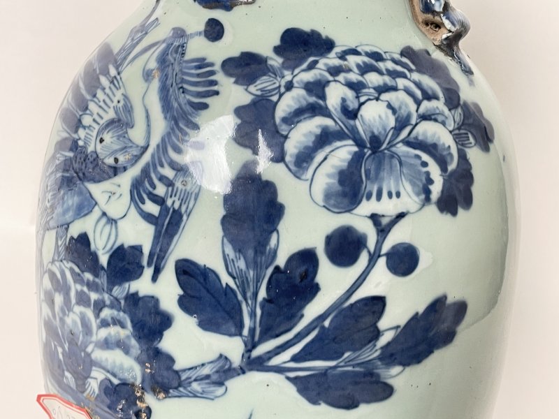 清晚期 150件青花花鸟纹嫁妆瓶 - 图6