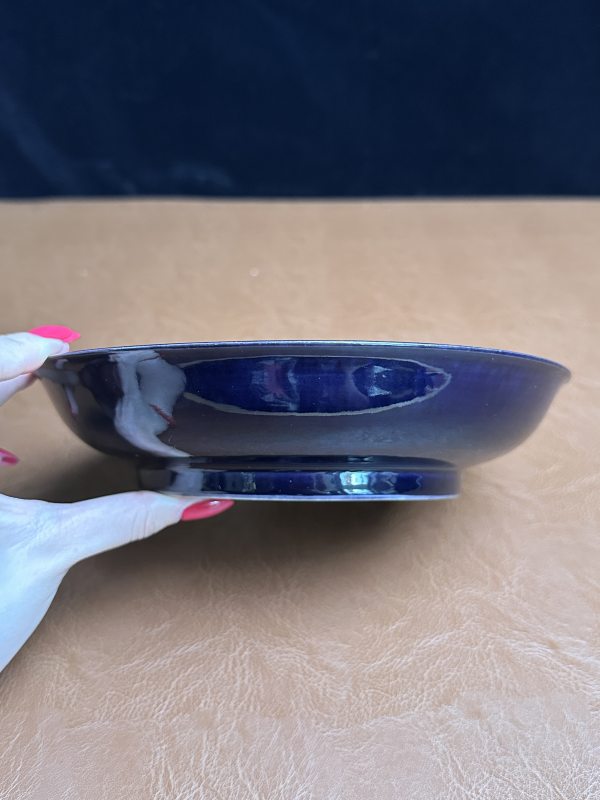 清乾隆 茄皮紫釉盘 - 图8