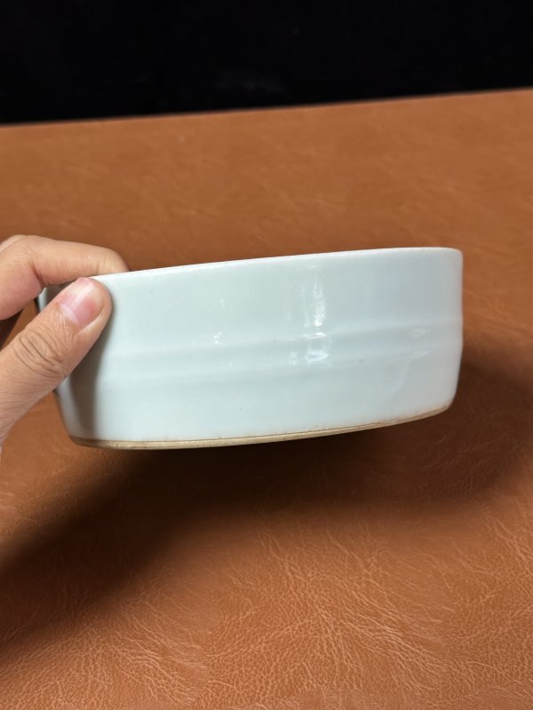 清中期 青花釉里红双鱼洗 - 图6