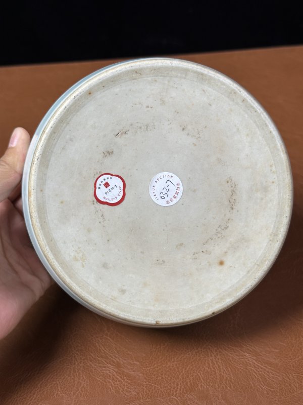 清中期 青花釉里红双鱼洗 - 图7
