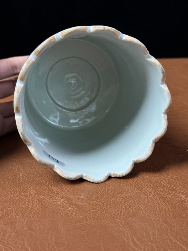 清中期  青花海八怪挂钟 - 图7