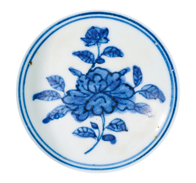 明嘉靖  青花花鸟纹碗 - 图2