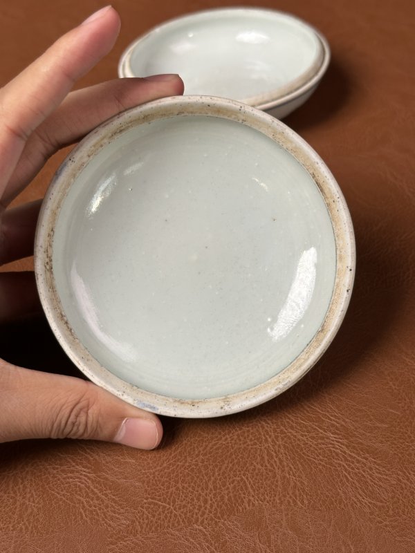 清 青花釉里红龙纹印盒 - 图7