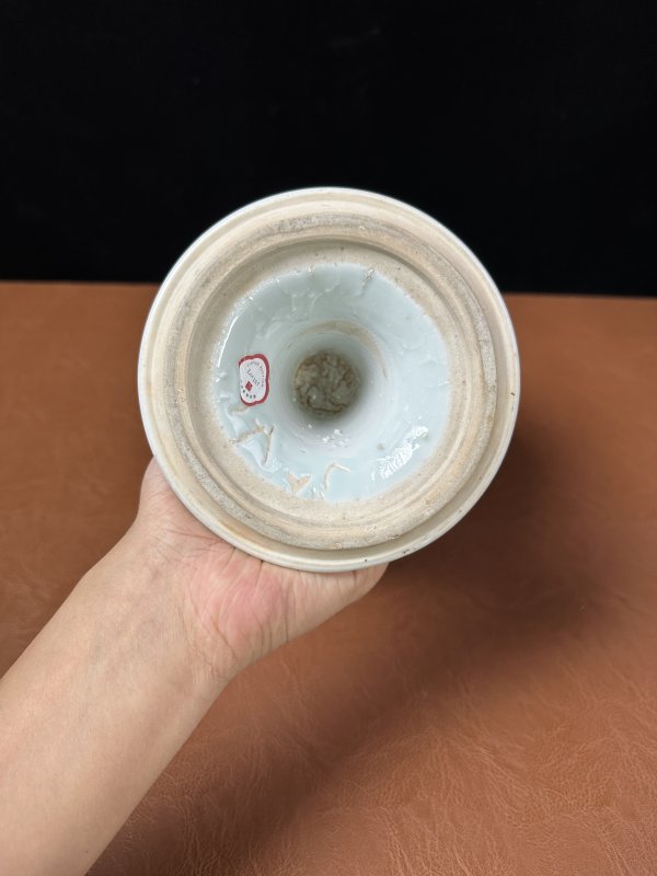 明万历、清康熙 青花笔筒及青花加彩豆一组 - 图6
