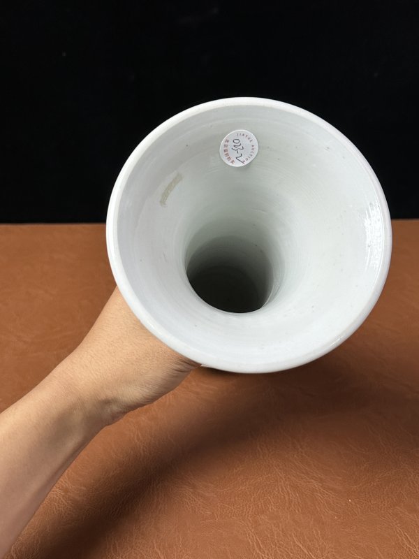 清康熙 青花饕餮纹花觚 - 图6