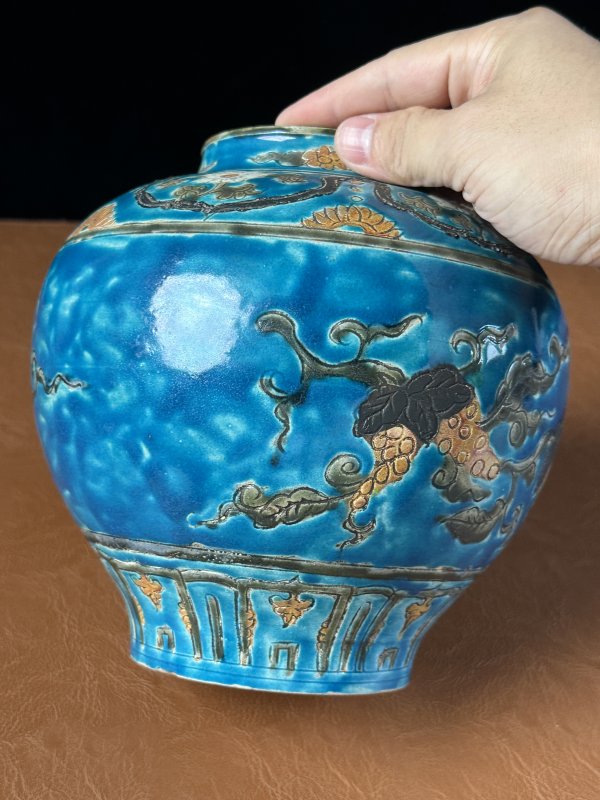 明中期  珐华罐 - 图8