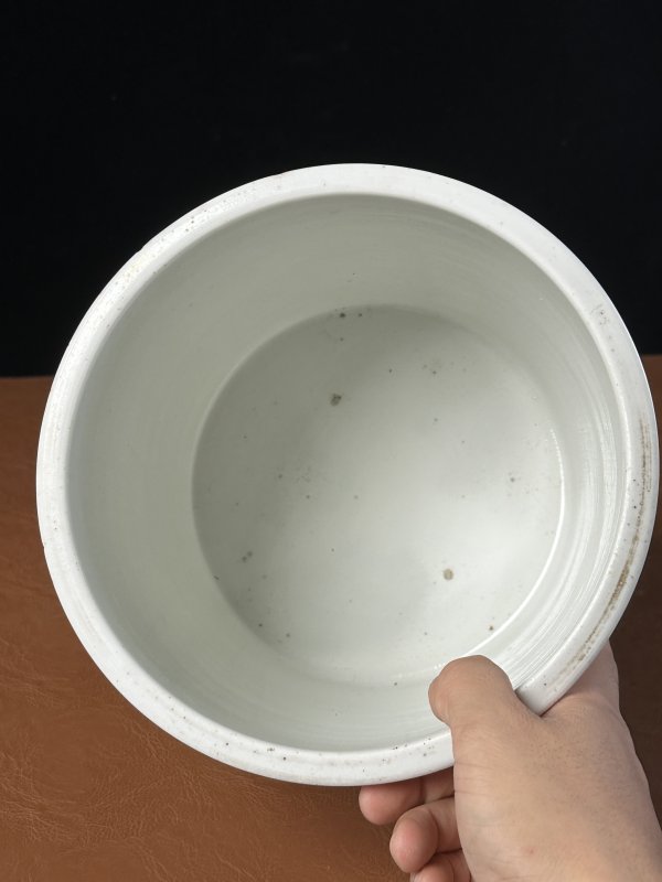清道光 粉彩西湖山水笔海 - 图9