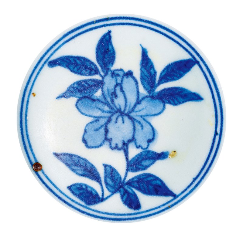 明万历 青花花卉纹碗 - 图2