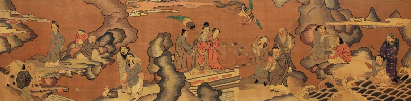 清 缂丝群仙祝寿 - 图3