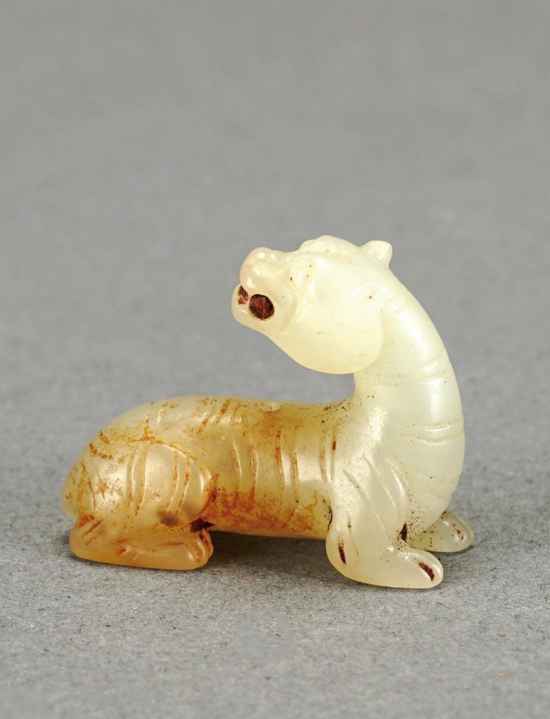    元 白玉瑞獸