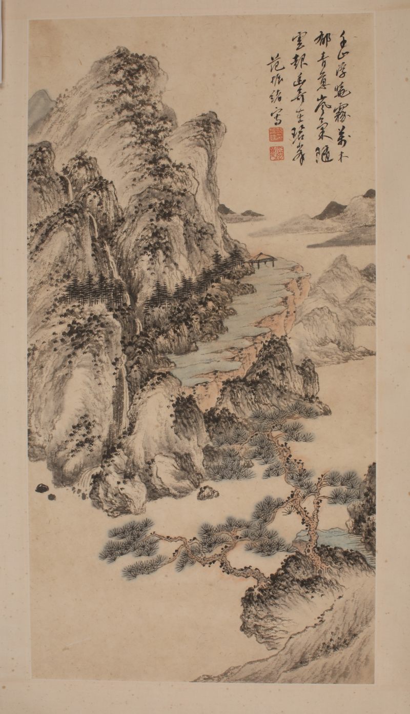 范振绪 山水 - 图5
