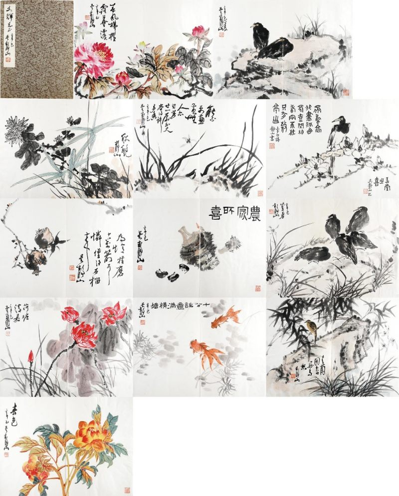    吳靜山 花鳥十二幀 - 图1