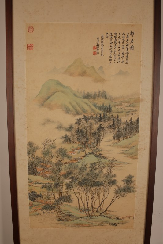 钱维城 青绿山水 - 图5