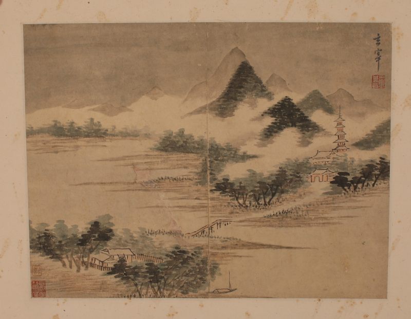 董其昌 山水 - 图2