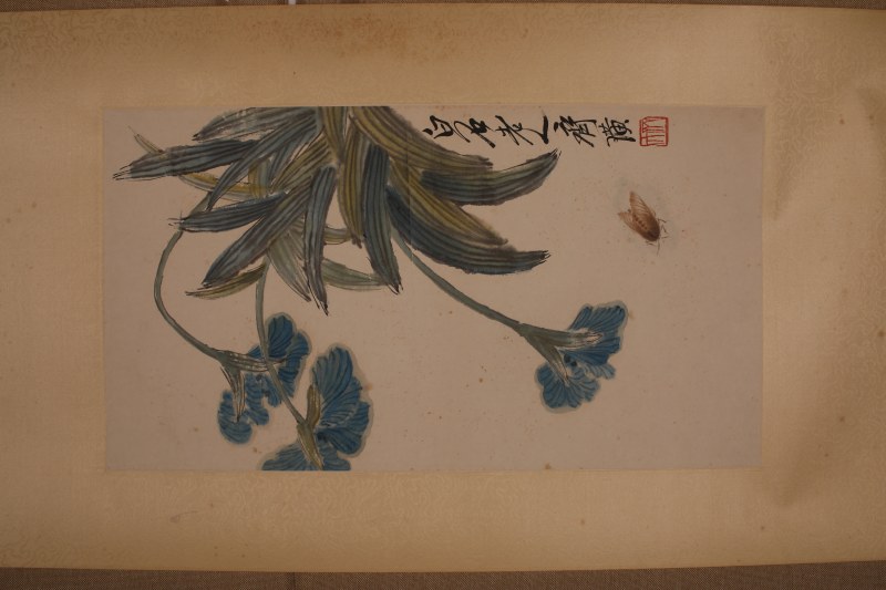 齐白石 花卉草虫 - 图2