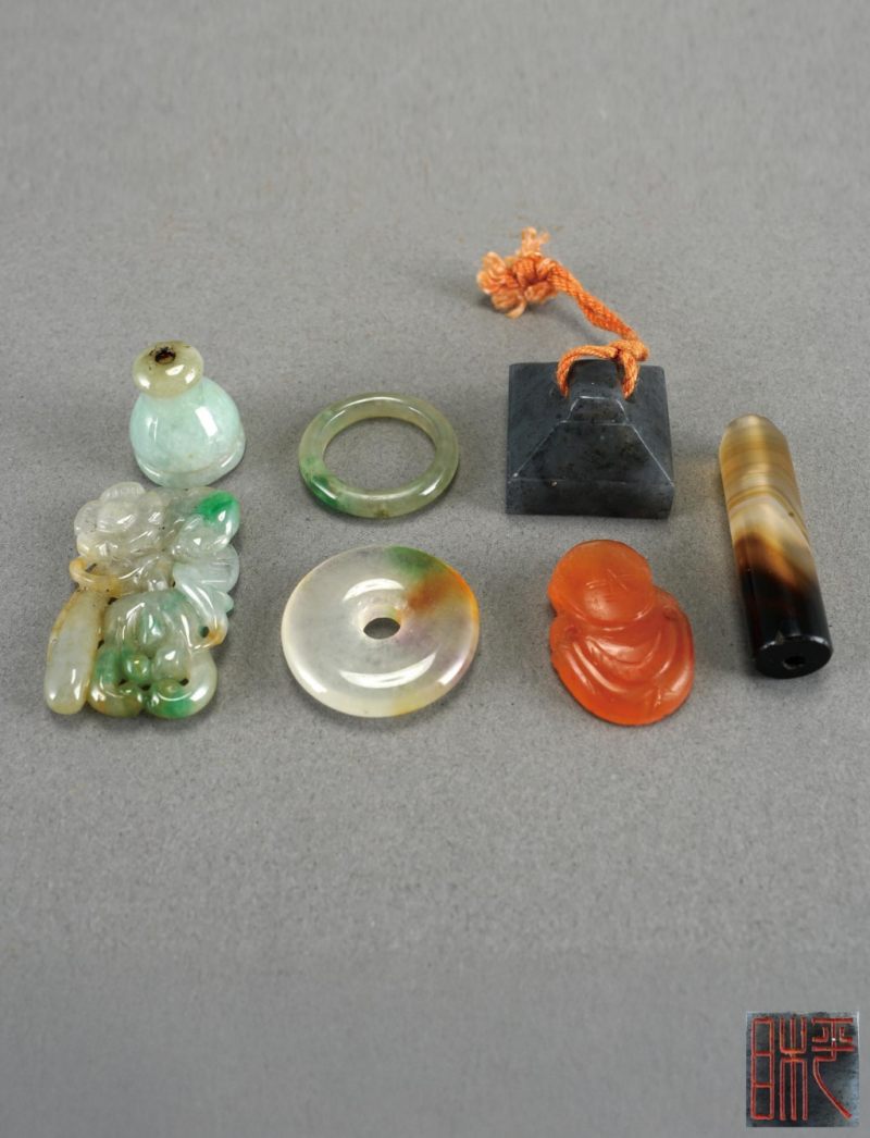    清 玉器七件