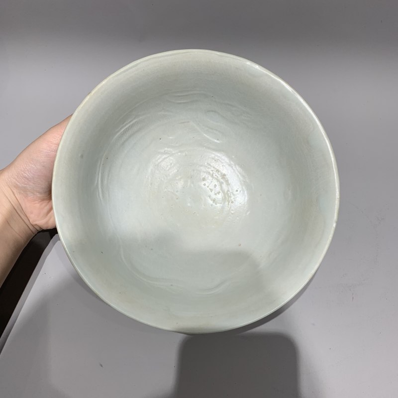 明代 景德镇窑枢府釉龙纹碗 - 图4