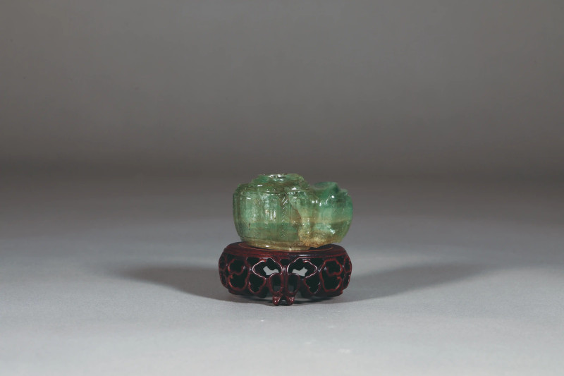 清 碧玺笔插