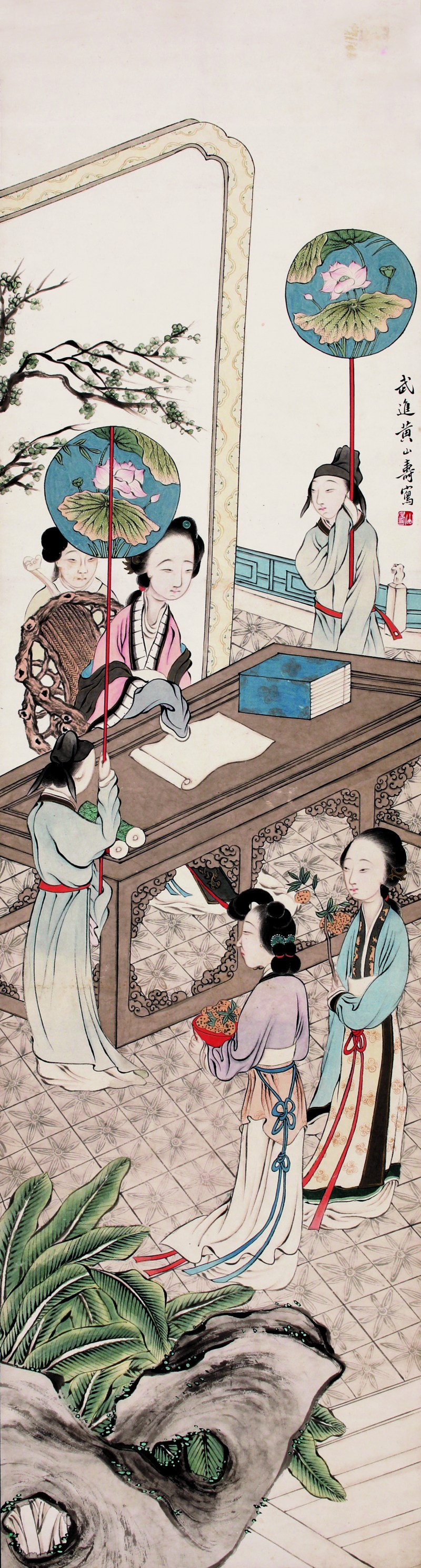 黄山寿 仕女
