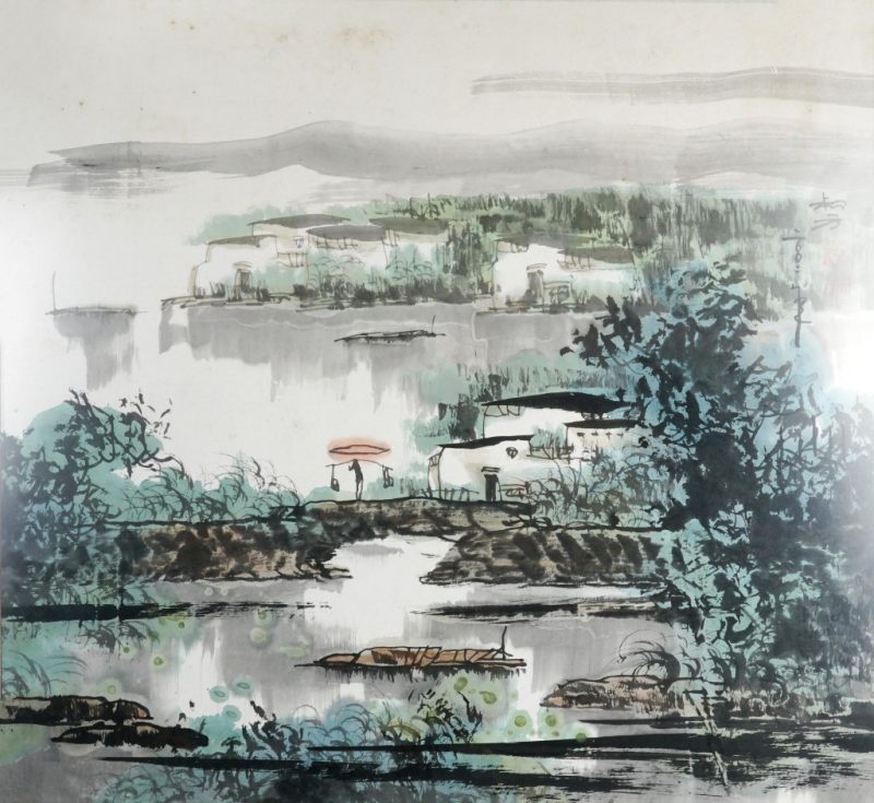    鄭叔方 山水 - 图1