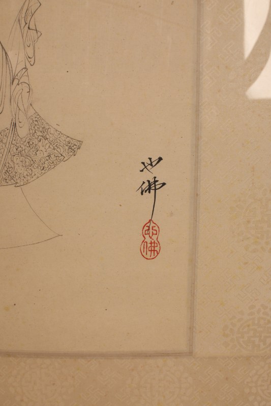 胡也佛 淡描人物 - 图2