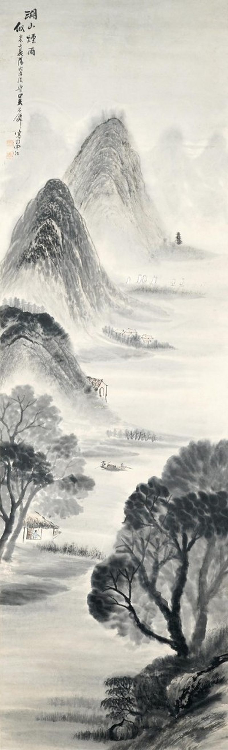    吳石仙 山水 - 图1